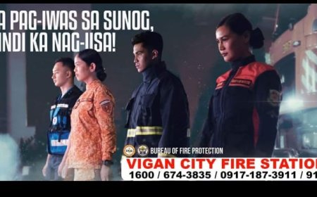 Just in:  Maysa a bonggalo a balay ti nauram idiay Brgy. Pantay Laud, Vigan City.