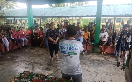 KITAEN| Immuna a nawarasan ti relief goods dagiti lumugar idiay Brgy. San Isidro, San Juan babaen kenni Congressman Ronald Singson