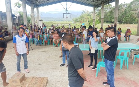 JUST IN| Umabot ti nasurok sangagasut a pamilya ditoy Brgy. Ricudo, Sinait ti naikkan ti relief goods babaen ti panangidanon ni Congressman Ronald Singson.