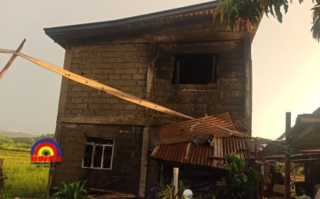 KITAEN| Ladawan iti nauram a balay ni Estrelita Tambua gapu ti kimat idiay Brgy. Nagsupotan, San Juan, Ilocos Sur