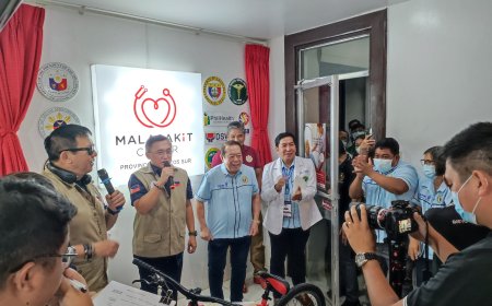 KITAEN| Binisita ni Senator Bong Go ti malasakit Center nga adda iti Ilocos Sur Provincial Hospital Gabriela Silang kadwa na ni Governor Jerry Singson.