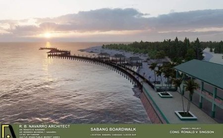 KITAEN| Manamnama a baro a langa ti sabang board walk idiay Brgy. Sabang, Cabugao, Ilocos Sur