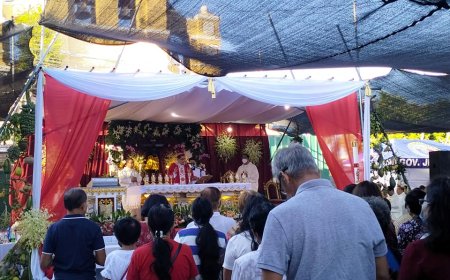 #TresDeMayo #BinatbatanFestival Misa Concelebrada naangay ti Vigan City daytoy ket babaen ti panangidaulo ni Most Rev.Marlo M.Peralta Archbishop ti Nueva Segovia a binayabayan dagiti papadi.