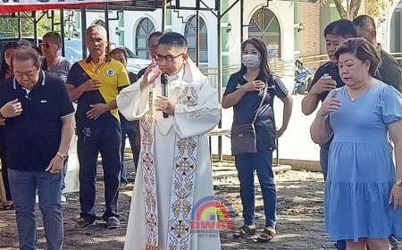 KITAEN| Kangrunaan a sangaili ni Governor Jeremias Singson ti naaramid nga groundbreaking ti mabangon a Farmers Bagsakan Center a masarakan iti Brgy. Pandan, Caoayan a kukua ti Lokal Gobierno.