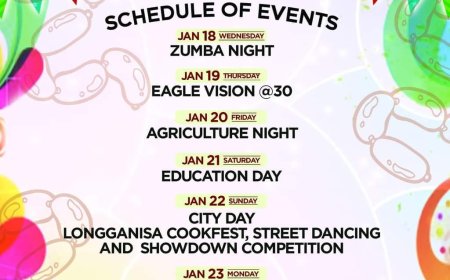 KITAEN| Dagiti skedyol ti aktibidad ti panagfiesta ti Vigan City.