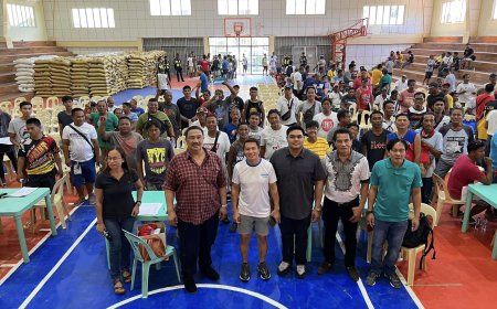 KITAEN| Naawat metten dagiti TODA idiay San Vicente ti 3,000 tunggal maysa babaen kenni Congressman Ronald Singson a naidalan iti AICS a programa ti DSWD.