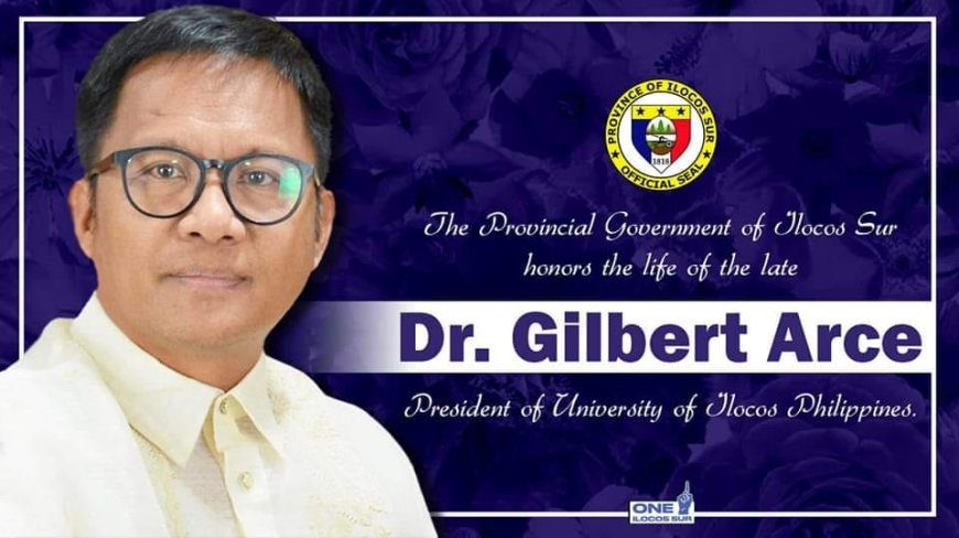 KITAEN| NAKIPAGLADINGIT TI PROVINCIAL GOVERNMENT NGA IDAULOAN NI GOVERNOR JEREMIAS "JERRY" SINGSON TI IPUPUSAY NI DR. GILBERT ARCE GAPU TI AKSIDENTE.